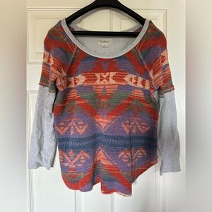 BOGO ⚡️ Ralph Lauren Denim & Supply Aztec Southwest Women's Sweater Small Petite